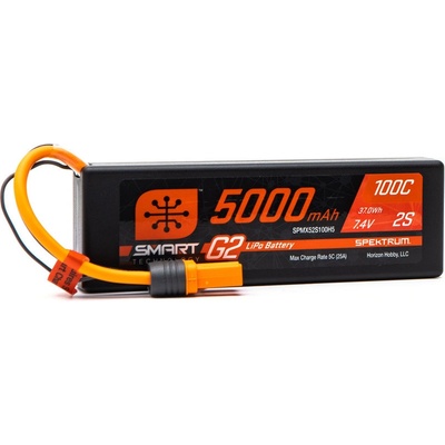 Spektrum Smart G2 LiPo 100C HC IC5 7.4 V 5000 mAh