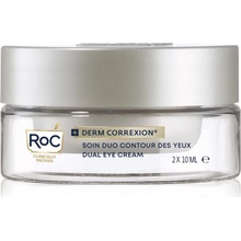 RoC Derm Correxion Dual Eye protivráskový krém na očné okolie 2 v 1 2x10 ml