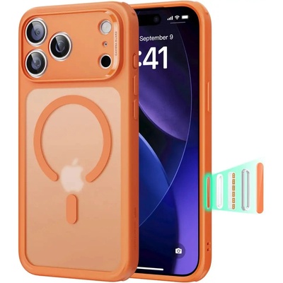 ESR Classic Hybrid MagSafe калъф за iPhone 17 Pro Max - прозрачен оранжев (4894240291627)