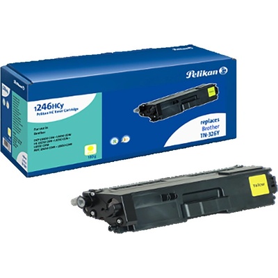 Compatible Тонер, Pelikan, за Brother TN326Y - Жълт, Високо качество (1031440015)