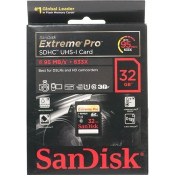 SanDisk Extreme Pro SDHC 32GB UHS-I SDSDXPA-032G-X46