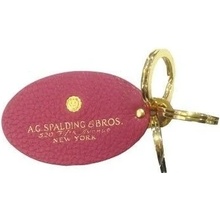 Přívěsek na klíče A.G. SPALDING & BROS Kožená Key ring Line Fuxia, A.G. SPALDING & BROS.