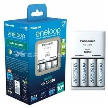 Panasonic Basic + 4x AA Eneloop 2000 mAh (K-KJ51MCD40E)