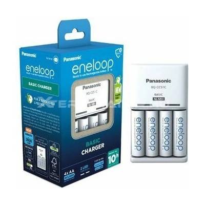 Panasonic Basic + 4x AA Eneloop 2000 mAh (K-KJ51MCD40E)