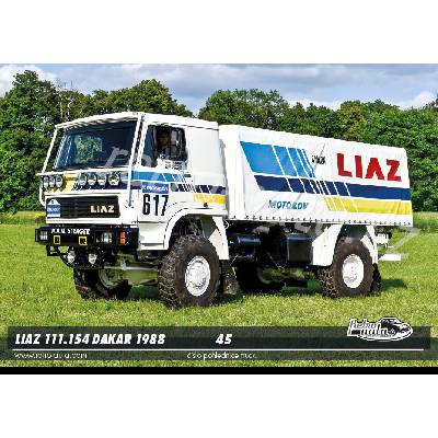 Pohlednice TRUCK č. 45 - Liaz 111.154 Dakar 1988