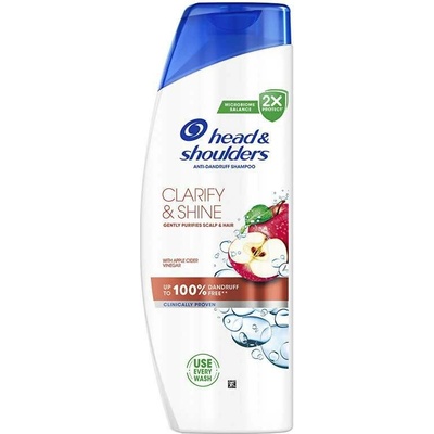 Head & Shoulders Clarify&Shine Apple Cider šampon proti lupům 800 ml