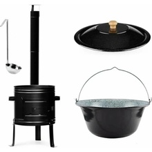 Perfect Home Zostava na guláš smaltovaná 22l Pro-Tech CHEF Parti Üst 42/0