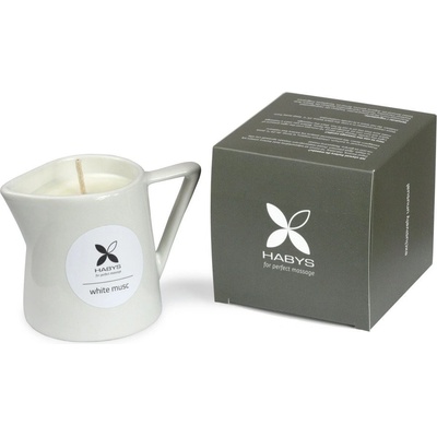 Habys® Masážní svíčka White Musc 100 ml – Zbozi.Blesk.cz
