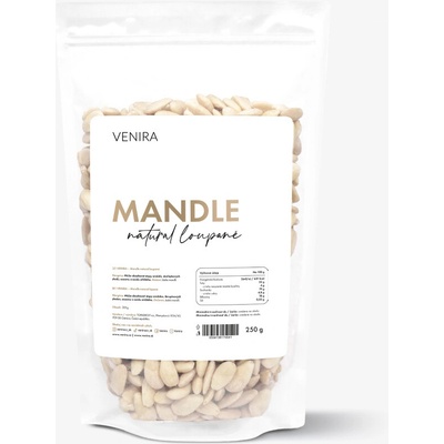 VENIRA mandle natural lúpané 250 g