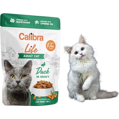 Calibra Cat Life Adult Duck in gravy 85 g