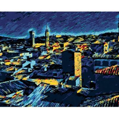 Zuty Malování podle čísel FLORENCE PODLE VAN GOGHA