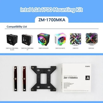 Zalman Mounting Kit LGA1700 TYPE-A for CNPS10x/16x/17x/20x - ZM1700-MKA (ZM1700-MKA)