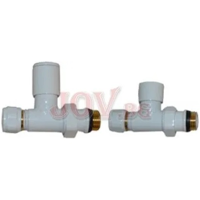 THS Thermostyle Радиаторен сет lux duo white ths 1/2"х16мм прав
