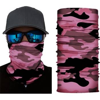 Hoodstyle Бандана шал бъф в тъмнорозов камуфлаж HoodStyle Bandana BuffBNP-S179 - Камуфлаж, размер