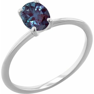 Eppi zásnubní prsten s oval lab grown alexandritem Frost R48599