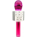 WSTER WS 858 Karaoke bluetooth mikrofón tmavo ružový