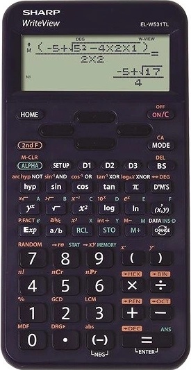 SHARP EL-W531TL modrá