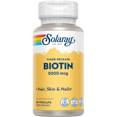 SOLARAY Биотин на капсули - 60 вег. капсули