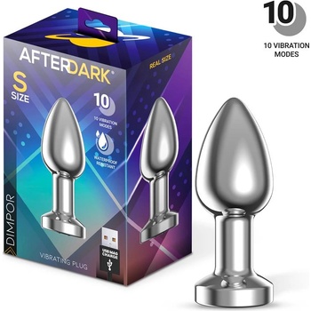 Afterdark Dimpor Metal Vibrating Anal Plug Size S