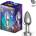 Afterdark Dimpor Metal Vibrating Anal Plug Size S