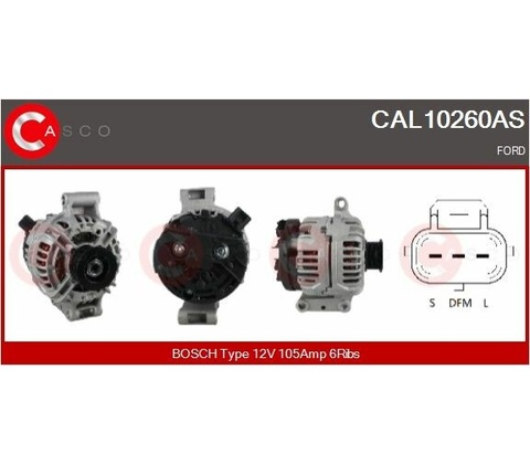 generátor CASCO CAL10260AS