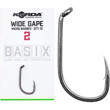 Korda Basix Wide Gape Hooks Barbed vel.8 10 ks
