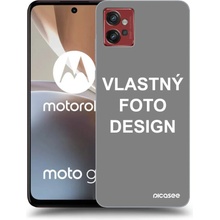 Púzdro Picasee silikónové Motorola Moto G32 - Vlastný design/motiv čierne