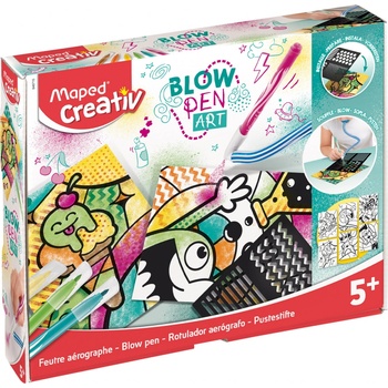 Maped Súprava Creativ Blowpen Pop Art fukacie pero 6 farieb
