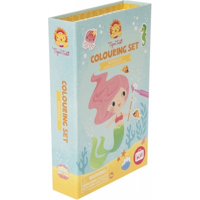 Tiger Tribe Omalovánky Colouring Set Mermaids