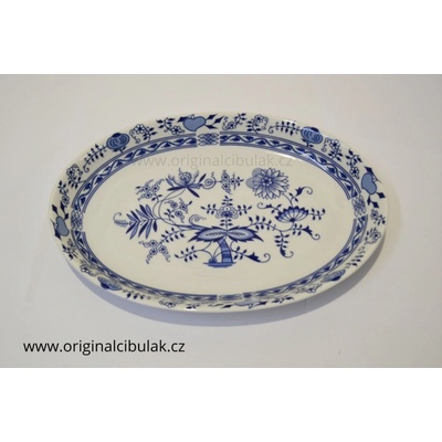 cibulákový porcelán kôš na chlieb Henriette misa oválna 32 cm Henrieta Saphyr Thun 1 ks