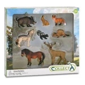 CollectA Set of lesne animals 8 pcs