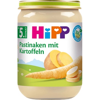 Hipp БИО пюре Пащърнак с картофи 5м+ 190г