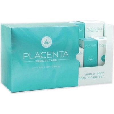 Regina Placenta čisticí mléko 200 ml + pleťové tonikum 200 ml + denní krém 50 ml + noční krém 50 ml + revitalizační sérum 30 ml + krém na ruce 60 ml + dárková sada