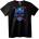 NOONEBRAND Тениска Неонов Skull Кости - 6XL, White