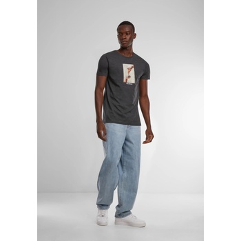 Mister Tee Тениска God Given Pizza Tee charcoal XXLUB-MT2510-00091 - Тъмносив, размер XXL