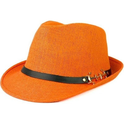 Pánský extravagantní klobouk 18-79 oranžová