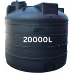 HydroMoby Резервоар за питейна вода HydroMoby ELEPHANT S8, вертикален 20000 л (черен) (010-081-200)