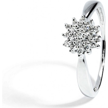 Blink-Blink Elegantný diamantový prsteň v tvare hviezdy 1530BDG
