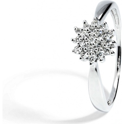 Blink-Blink Elegantný diamantový prsteň v tvare hviezdy 1530BDG