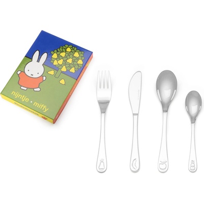 Zilverstad Dětská sada příborů Miffy Fruits 4 ks
