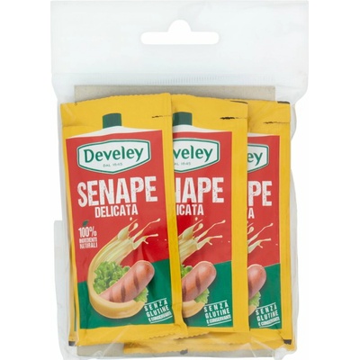 Develey horčica 6 x 15 ml