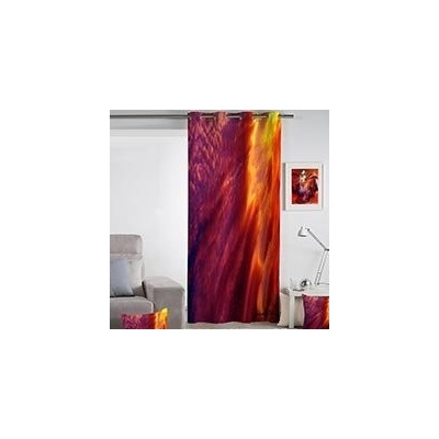 Matějovský Dekoračný záves Fire Blanka Matragi, 100% BAVLNA, bez kruhov 140x250cm