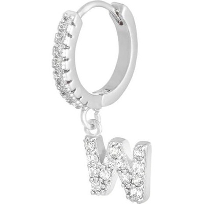 Ornamenti náušnice Letter silver zirkon Písmenko B 2619_B
