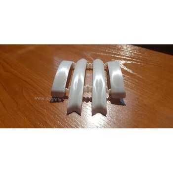 Image 1 of Аксесоари за перваз с кабелен канал Бял