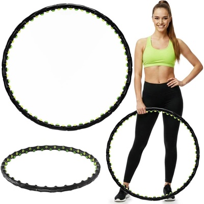 ACTIGET ACT0135 Hula hoop obruč s magnetmi 96 cm čierna