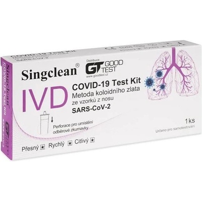 Hangzhou Singclean Medical Products Antigenní test COVID-19 Test Kit 1 ks – Zbozi.Blesk.cz