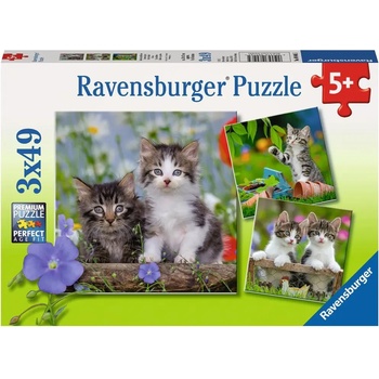 Ravensburger - Puzzle 3x49 Kittens - 40 - 99 piese