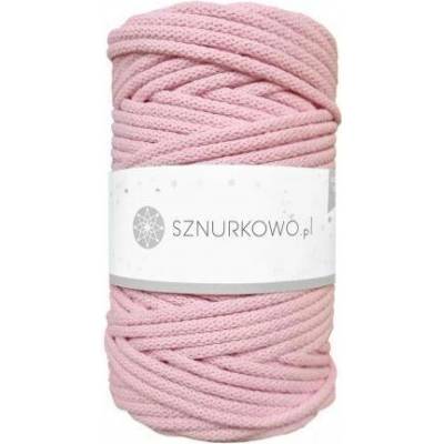 Sznurkowo příze na háčkování - 3SZ13 - 3mm Růžová prášková