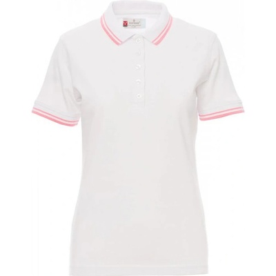PAYPER skipper lady 001027-0021 / Поло тениска с къс ръкав - бяло/неоново фуксия xl (001027002100012xl)