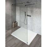 SAPHO Vario - Душ кабина, 110x200 см, прозрачно стъкло/матово черно GX1211GX2214 (GX1211GX2214)